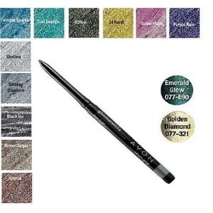 Avon Glimmersticks Diamonds Eye Liner Emerald Glow Old Packaging